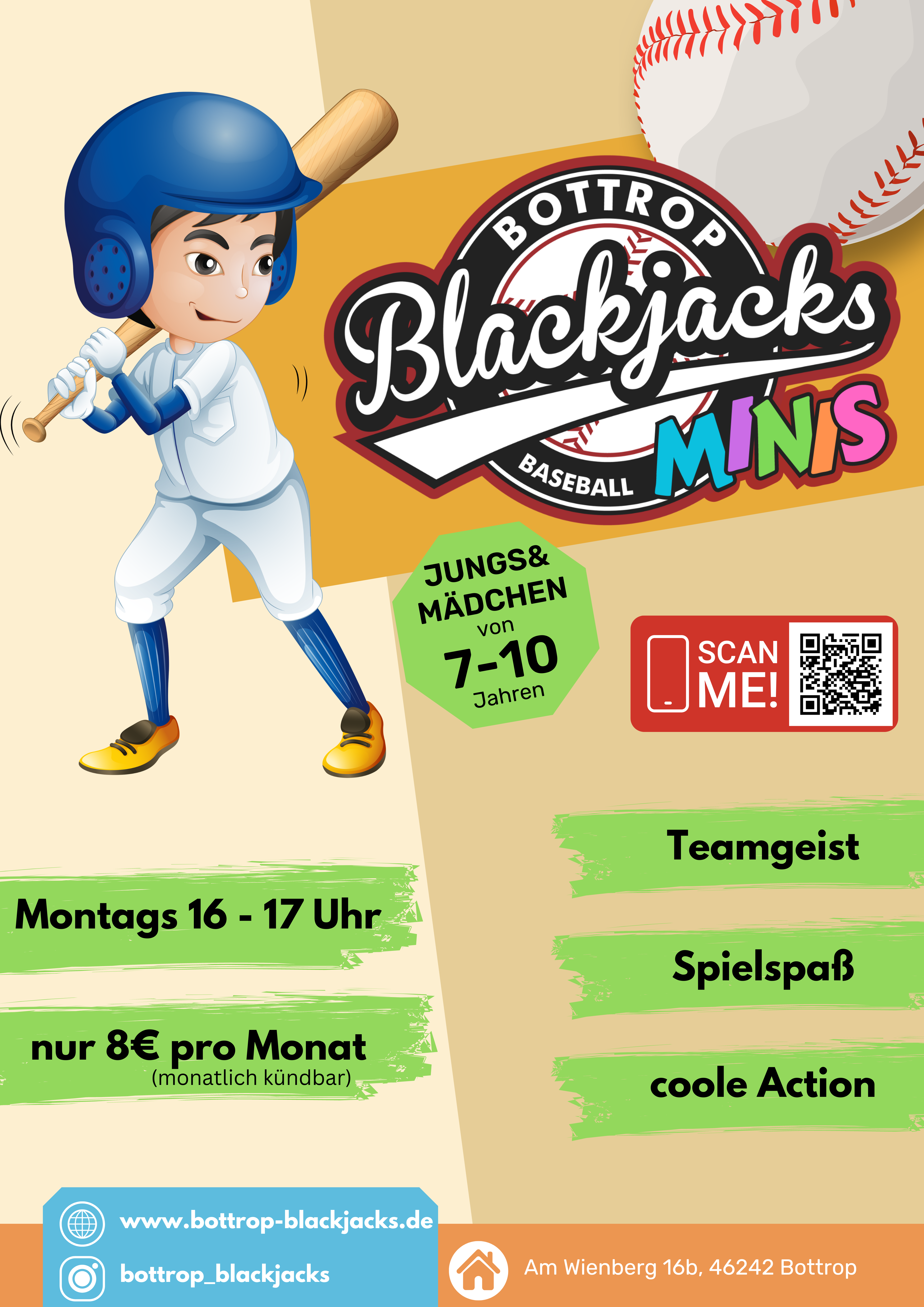 NEU: Start der Blackjacks U10-Kids – die Minis
